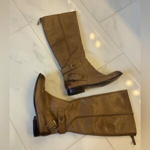Enzo Angiolini Brown Leather Riding Boots 7.5M